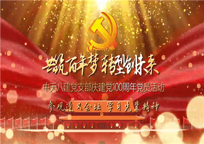 快盈lll八建党支部庆党建100周年党员活动